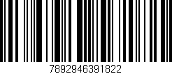 Código de barras (EAN, GTIN, SKU, ISBN): '7892946391822'
