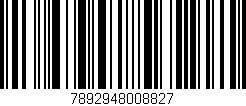 Código de barras (EAN, GTIN, SKU, ISBN): '7892948008827'