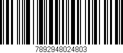 Código de barras (EAN, GTIN, SKU, ISBN): '7892948024803'