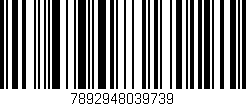 Código de barras (EAN, GTIN, SKU, ISBN): '7892948039739'