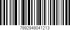 Código de barras (EAN, GTIN, SKU, ISBN): '7892948041213'