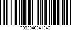 Código de barras (EAN, GTIN, SKU, ISBN): '7892948041343'