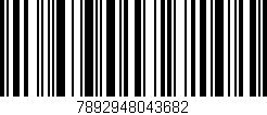 Código de barras (EAN, GTIN, SKU, ISBN): '7892948043682'