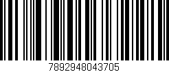 Código de barras (EAN, GTIN, SKU, ISBN): '7892948043705'