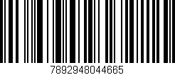 Código de barras (EAN, GTIN, SKU, ISBN): '7892948044665'