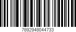 Código de barras (EAN, GTIN, SKU, ISBN): '7892948044733'