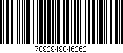 Código de barras (EAN, GTIN, SKU, ISBN): '7892949046262'