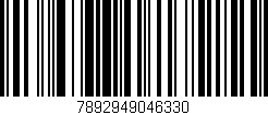 Código de barras (EAN, GTIN, SKU, ISBN): '7892949046330'