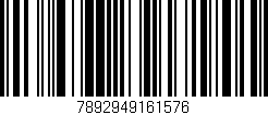 Código de barras (EAN, GTIN, SKU, ISBN): '7892949161576'