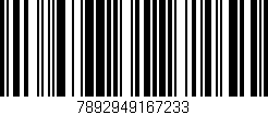 Código de barras (EAN, GTIN, SKU, ISBN): '7892949167233'