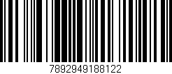 Código de barras (EAN, GTIN, SKU, ISBN): '7892949188122'