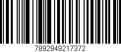 Código de barras (EAN, GTIN, SKU, ISBN): '7892949217372'
