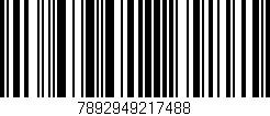 Código de barras (EAN, GTIN, SKU, ISBN): '7892949217488'
