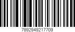 Código de barras (EAN, GTIN, SKU, ISBN): '7892949217709'