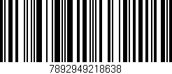 Código de barras (EAN, GTIN, SKU, ISBN): '7892949218638'