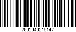 Código de barras (EAN, GTIN, SKU, ISBN): '7892949219147'