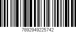 Código de barras (EAN, GTIN, SKU, ISBN): '7892949225742'