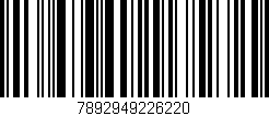 Código de barras (EAN, GTIN, SKU, ISBN): '7892949226220'