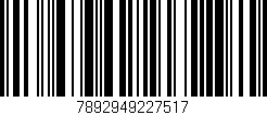 Código de barras (EAN, GTIN, SKU, ISBN): '7892949227517'