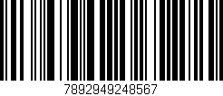 Código de barras (EAN, GTIN, SKU, ISBN): '7892949248567'