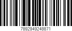 Código de barras (EAN, GTIN, SKU, ISBN): '7892949248871'