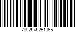Código de barras (EAN, GTIN, SKU, ISBN): '7892949251055'