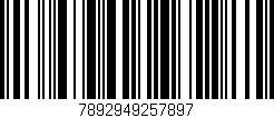 Código de barras (EAN, GTIN, SKU, ISBN): '7892949257897'