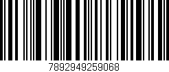 Código de barras (EAN, GTIN, SKU, ISBN): '7892949259068'
