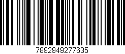 Código de barras (EAN, GTIN, SKU, ISBN): '7892949277635'