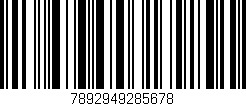 Código de barras (EAN, GTIN, SKU, ISBN): '7892949285678'