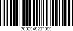 Código de barras (EAN, GTIN, SKU, ISBN): '7892949287399'