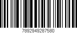 Código de barras (EAN, GTIN, SKU, ISBN): '7892949287580'