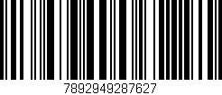 Código de barras (EAN, GTIN, SKU, ISBN): '7892949287627'