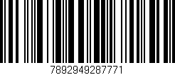 Código de barras (EAN, GTIN, SKU, ISBN): '7892949287771'