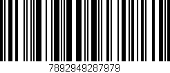 Código de barras (EAN, GTIN, SKU, ISBN): '7892949287979'