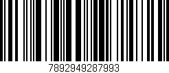 Código de barras (EAN, GTIN, SKU, ISBN): '7892949287993'
