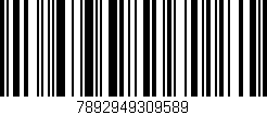 Código de barras (EAN, GTIN, SKU, ISBN): '7892949309589'
