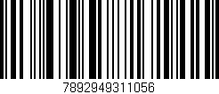 Código de barras (EAN, GTIN, SKU, ISBN): '7892949311056'