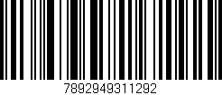 Código de barras (EAN, GTIN, SKU, ISBN): '7892949311292'