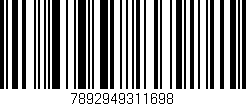Código de barras (EAN, GTIN, SKU, ISBN): '7892949311698'