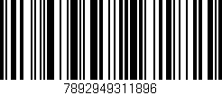 Código de barras (EAN, GTIN, SKU, ISBN): '7892949311896'