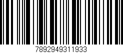 Código de barras (EAN, GTIN, SKU, ISBN): '7892949311933'
