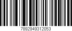 Código de barras (EAN, GTIN, SKU, ISBN): '7892949312053'