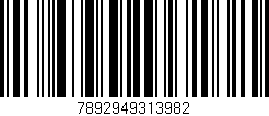 Código de barras (EAN, GTIN, SKU, ISBN): '7892949313982'