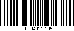 Código de barras (EAN, GTIN, SKU, ISBN): '7892949319205'