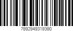 Código de barras (EAN, GTIN, SKU, ISBN): '7892949319380'