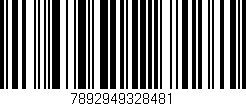Código de barras (EAN, GTIN, SKU, ISBN): '7892949328481'