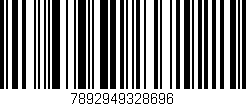 Código de barras (EAN, GTIN, SKU, ISBN): '7892949328696'