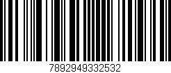 Código de barras (EAN, GTIN, SKU, ISBN): '7892949332532'