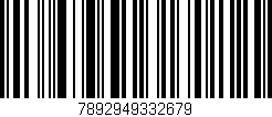 Código de barras (EAN, GTIN, SKU, ISBN): '7892949332679'